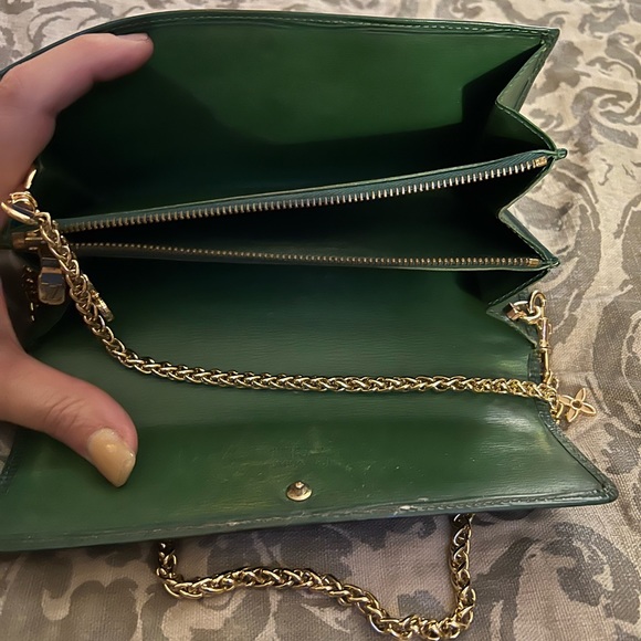 Louis Vuitton womens bifold green Epi leather Sarah wallet - Picture 10 of 14
